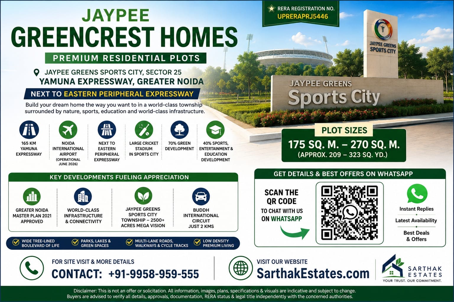 Jaypee Green Crest Homes  Noida