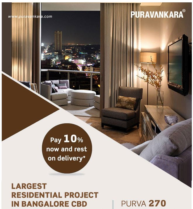 PURVA 270 PURVA 270 Degrees Bangluru Premium 2 & 3 BHK Apartments in Bangalore