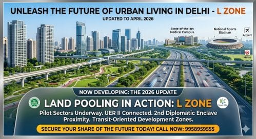 Master Plan for Delhi (MPD) 2041.Land Pooling Policy (LPP)