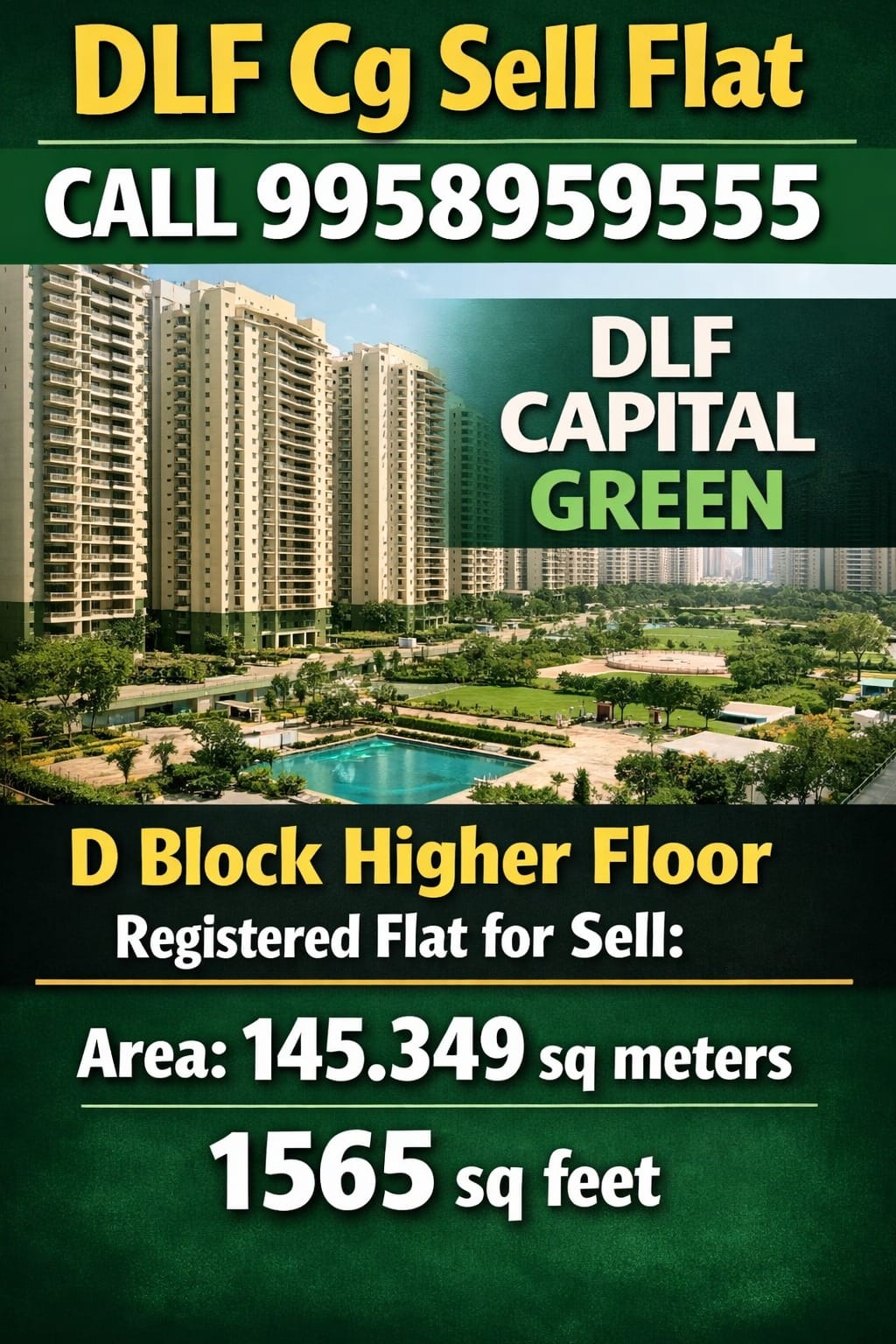 DLF Capital Greens Moti Nagar 2/3/4 BHK Shivaji Marg Delhi
