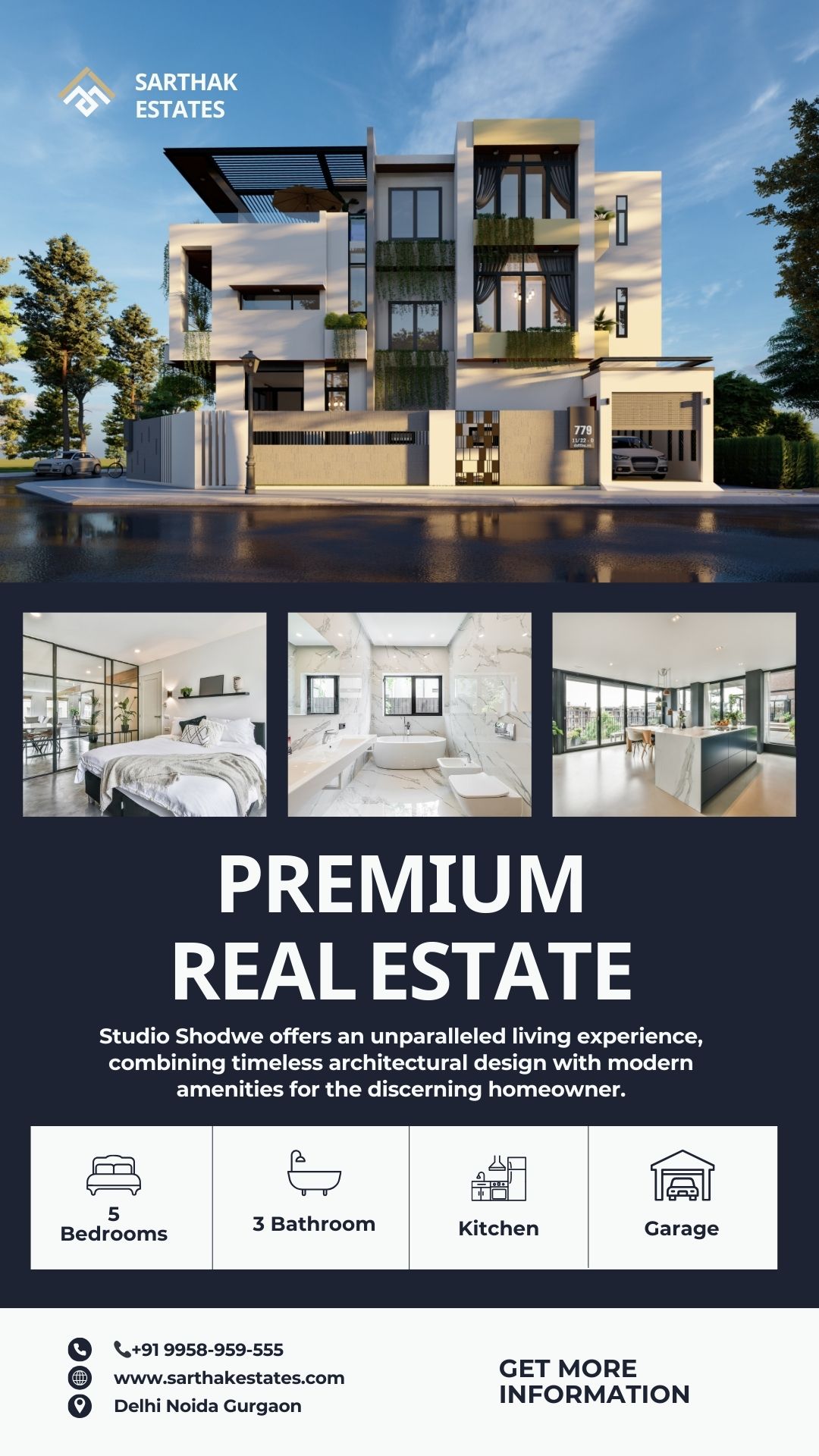 Buy 4 BHK Builder Floor Apartment in Block B Sushant Lok Phase 1, Gurgaon