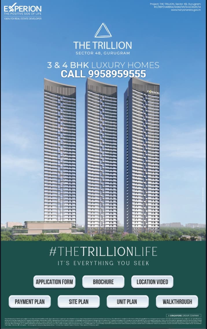 EXPERION THE TRILLION SECTOR 48 GURGAON
