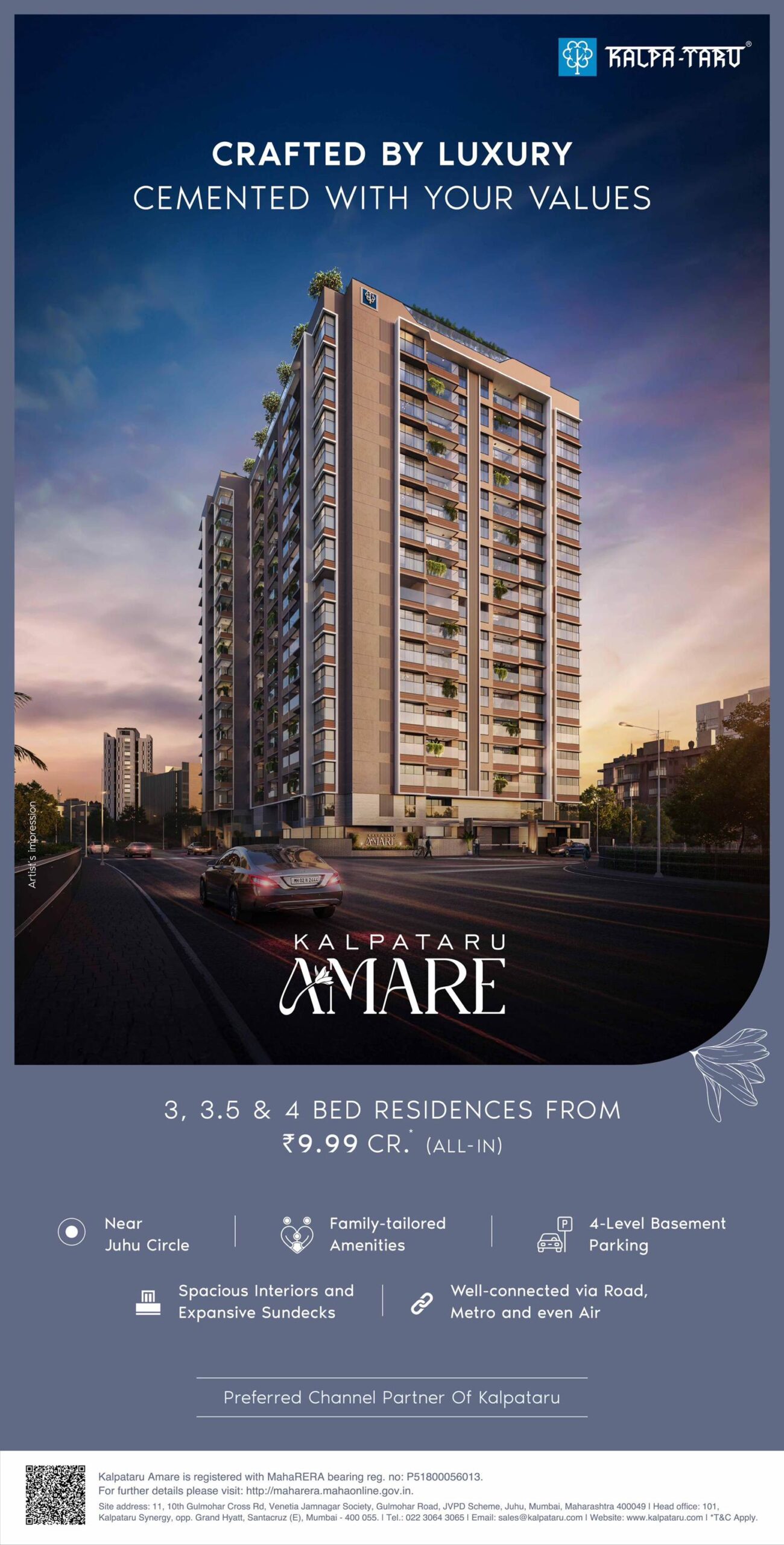 New Launch- Kalpataru Amare, Juhu
