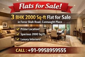 Flat for Sale in Feroz Shah Road Connaught Place