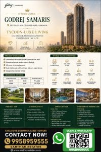 Godrej Properties 9958959555 Godrej Samaris Sector 53 Gurgaon