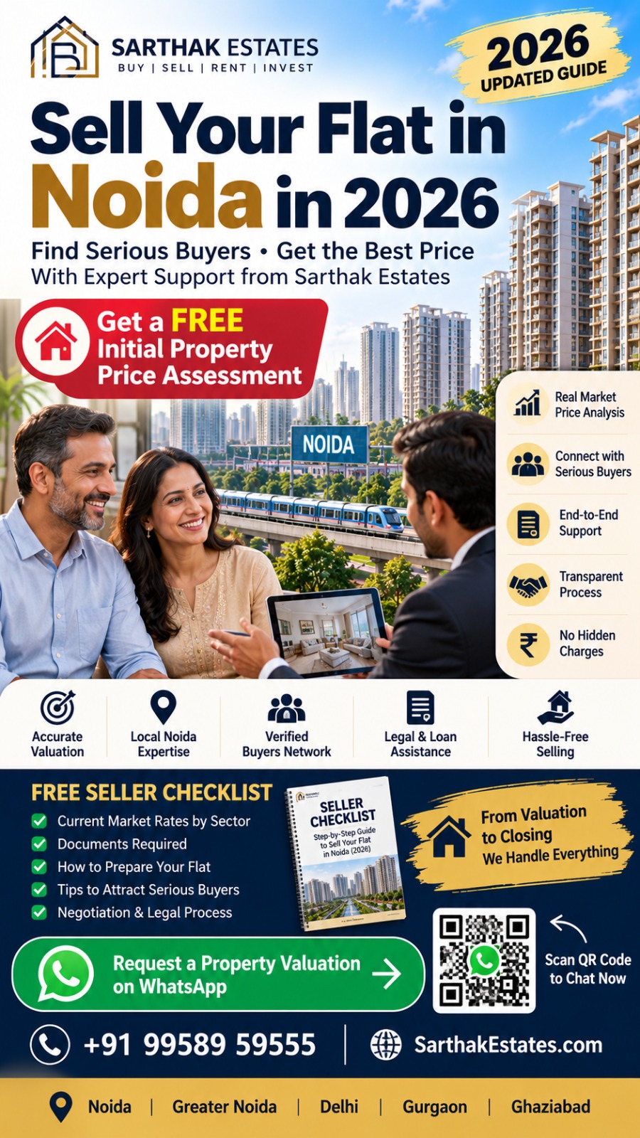 Sell Your Flat in Noida in 2026 Sarthak Estates gives Free Price Assessment